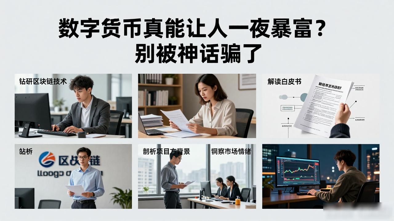 数字货币真能让人一夜暴富？别被神话骗了