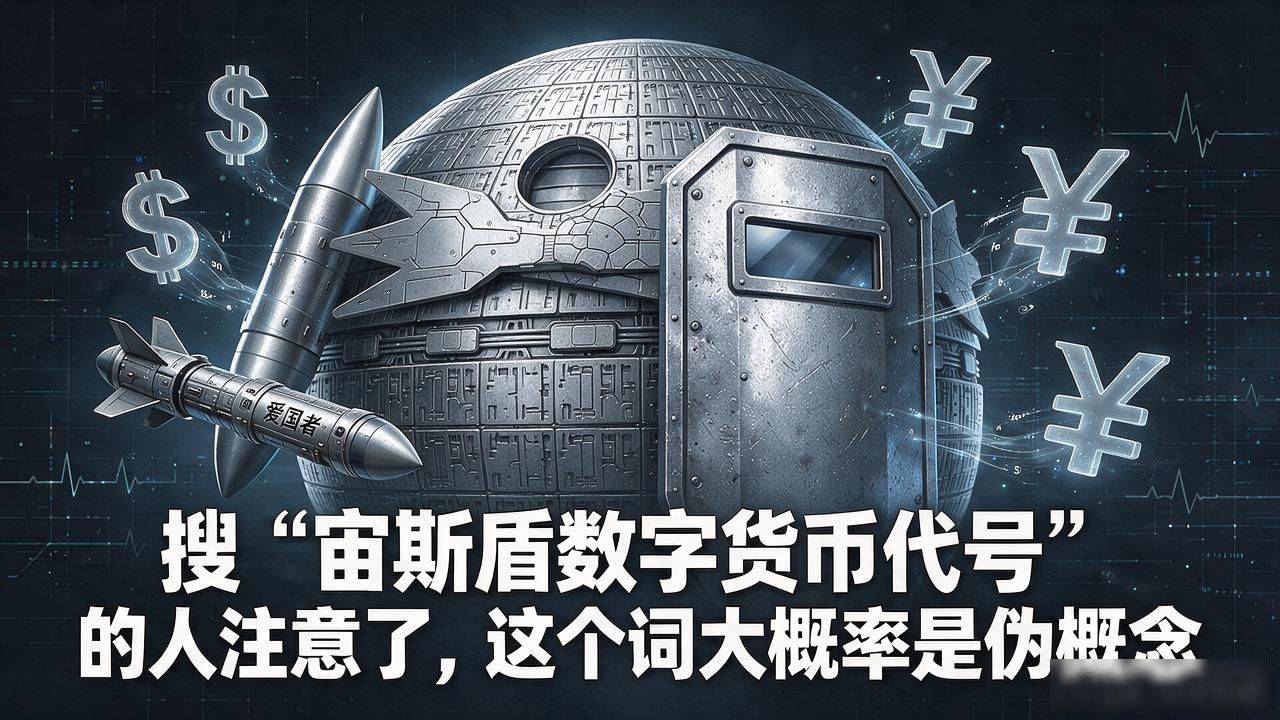 搜"宙斯盾数字货币代号"的人注意了，这个词大概率是伪概念