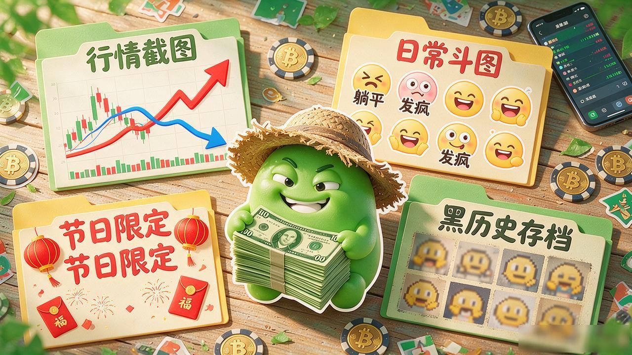 数字货币绿脸图片大全 币圈老玩家私藏的表情包全收在这了