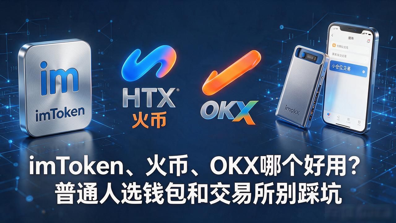 imToken、火币、OKX哪个好用？普通人选钱包和交易所别踩坑