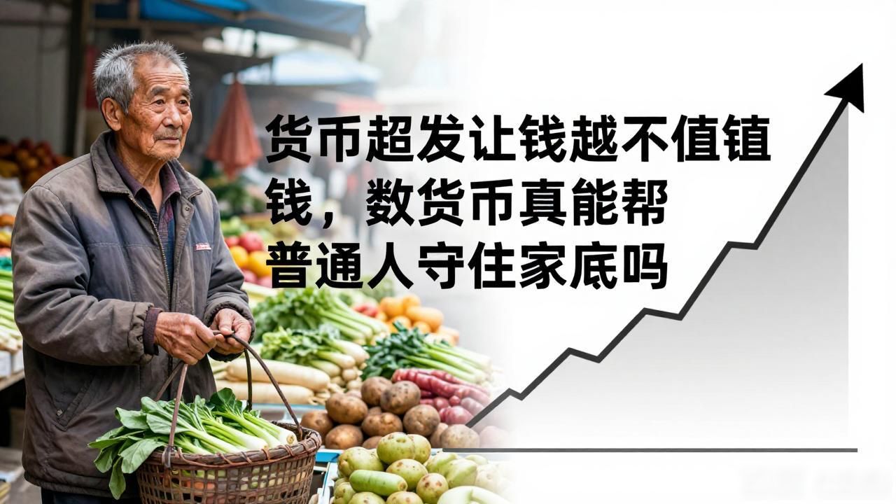 货币超发让钱越来越不值钱，数字货币真能帮普通人守住家底吗