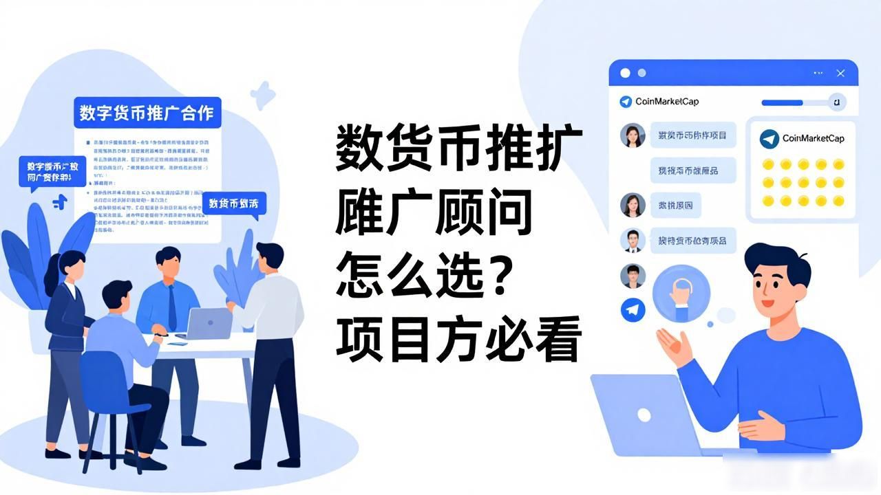 数字货币推广顾问怎么选？项目方必看