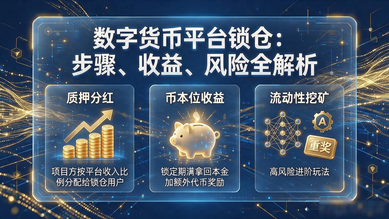 数字货币平台锁仓：步骤、收益、风险全解析