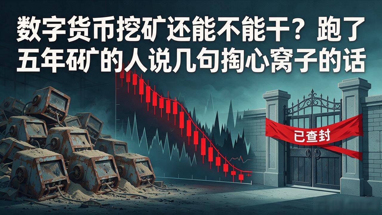 数字货币挖还能不能干？跑了五年矿的人说几句掏心窝子的话