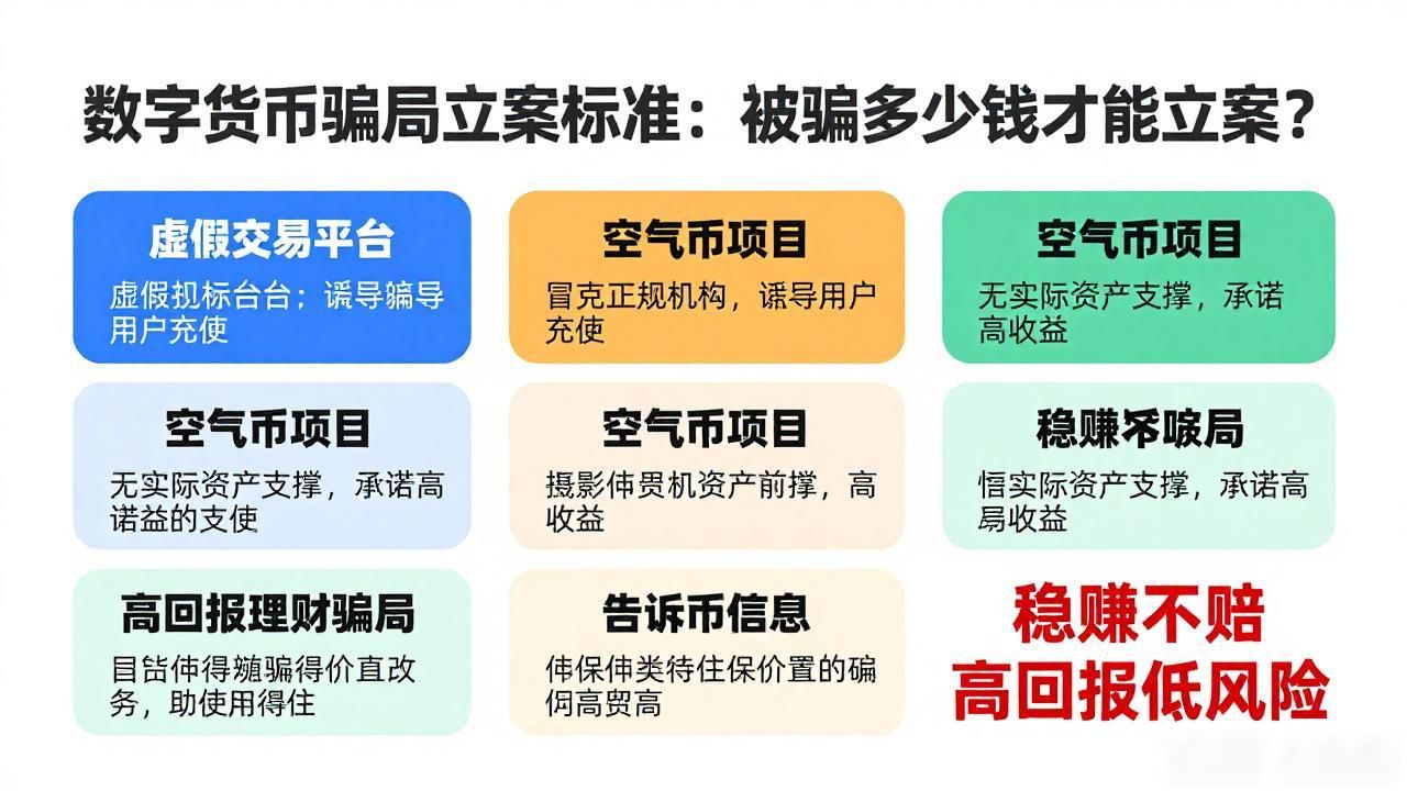 数字货币骗局立案标准_数字货币骗局立案标准_虚假数字货币交易平台报案流程