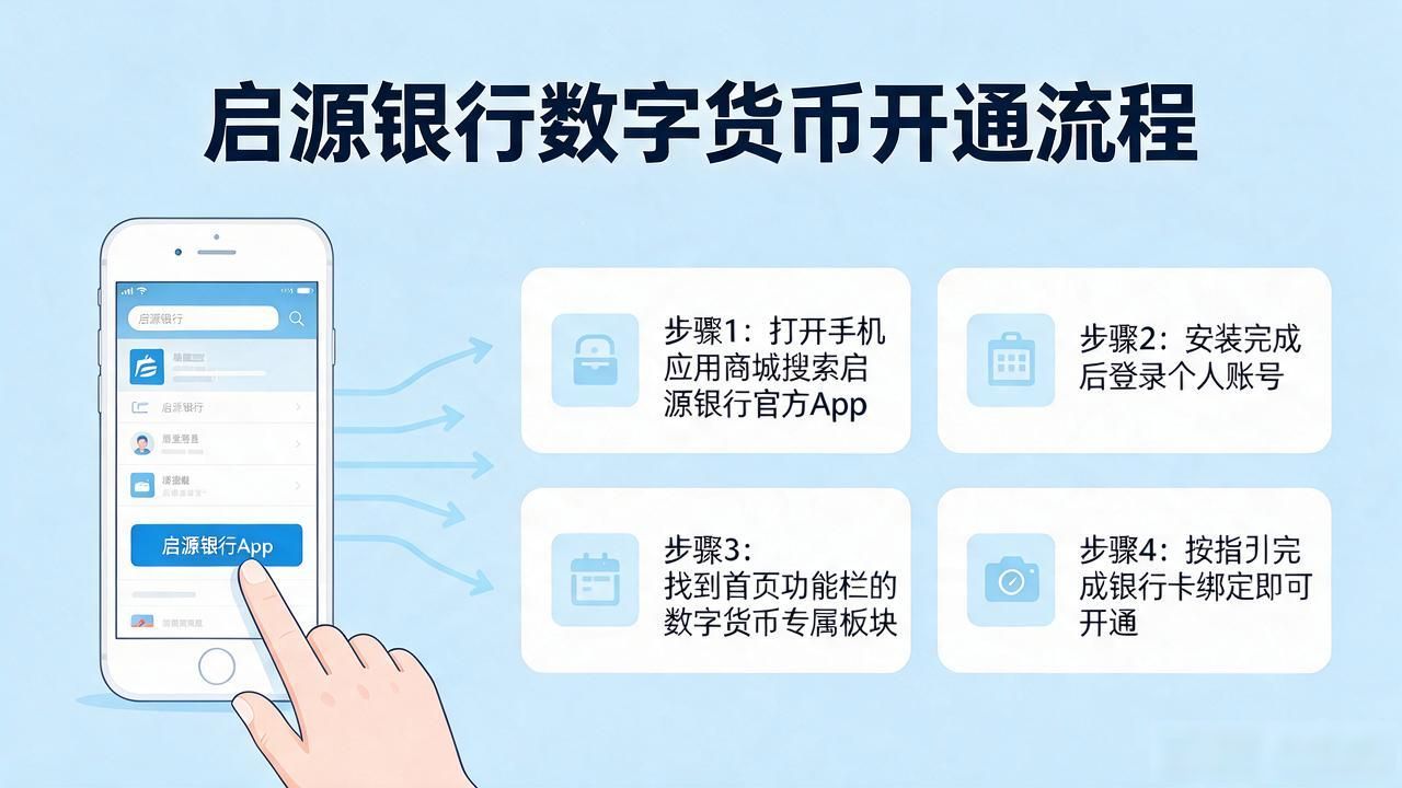 启源银行数字货币怎么用？开通和转账全流程解析