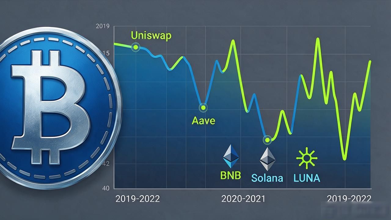 近10年数字货币排名大洗牌：比特币霸了十年，稳定币才是最大变量