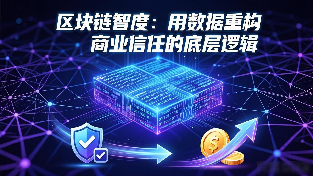 区块链智度：用数据重构商业信任的底层逻辑