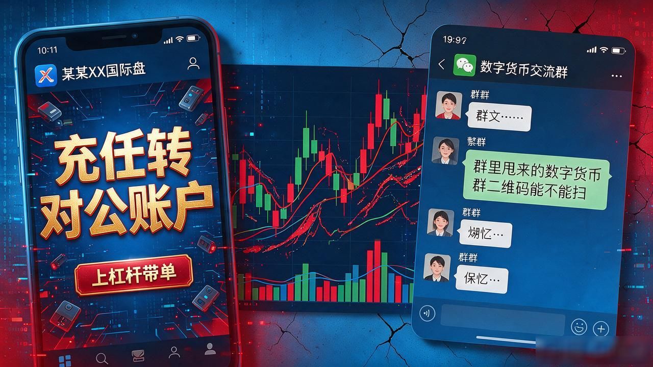 群里甩来的数字货币群二维码能不能扫 看到这些特征立刻退