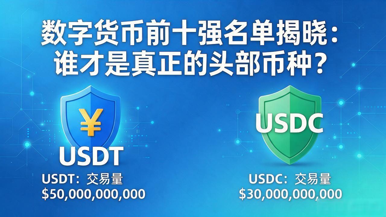 数字货币前十强名单揭晓：谁才是真正的头部币种？