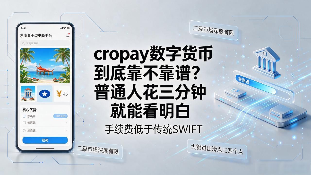 cropay数字货币到底靠不靠谱？普通人花三分钟就能看明白