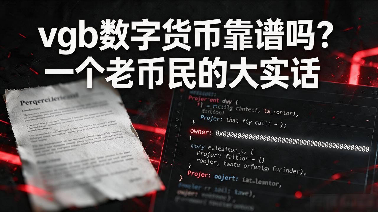 vgb数字货币靠谱吗？一个老币民的大实话