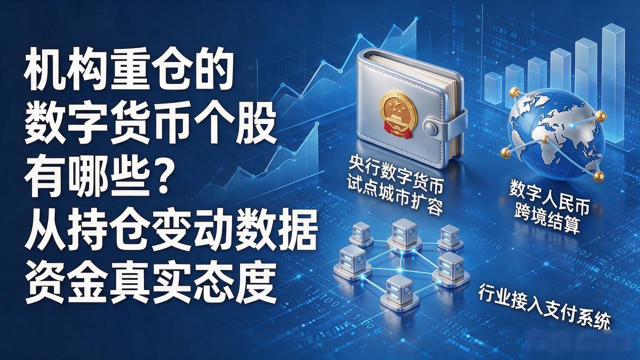 机构重仓的数字货币个股有哪些？从持仓变动数据看资金真实态度