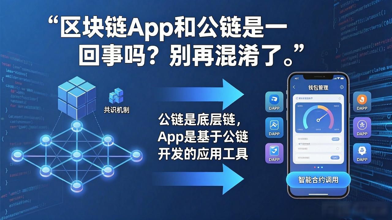 区块链App和公链是一回事吗？别再混淆了
