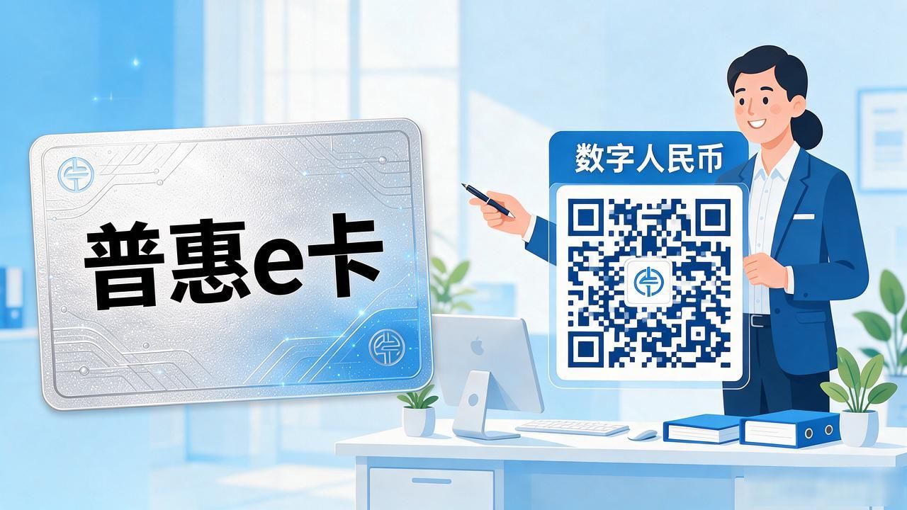普惠e卡和数字人民币到底啥关系？银行一线人给你说透