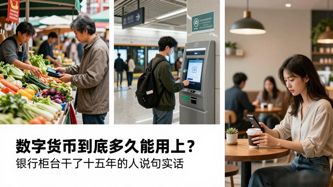 数字货币到底多久能用上？银行柜台干了十五年的人说句实话