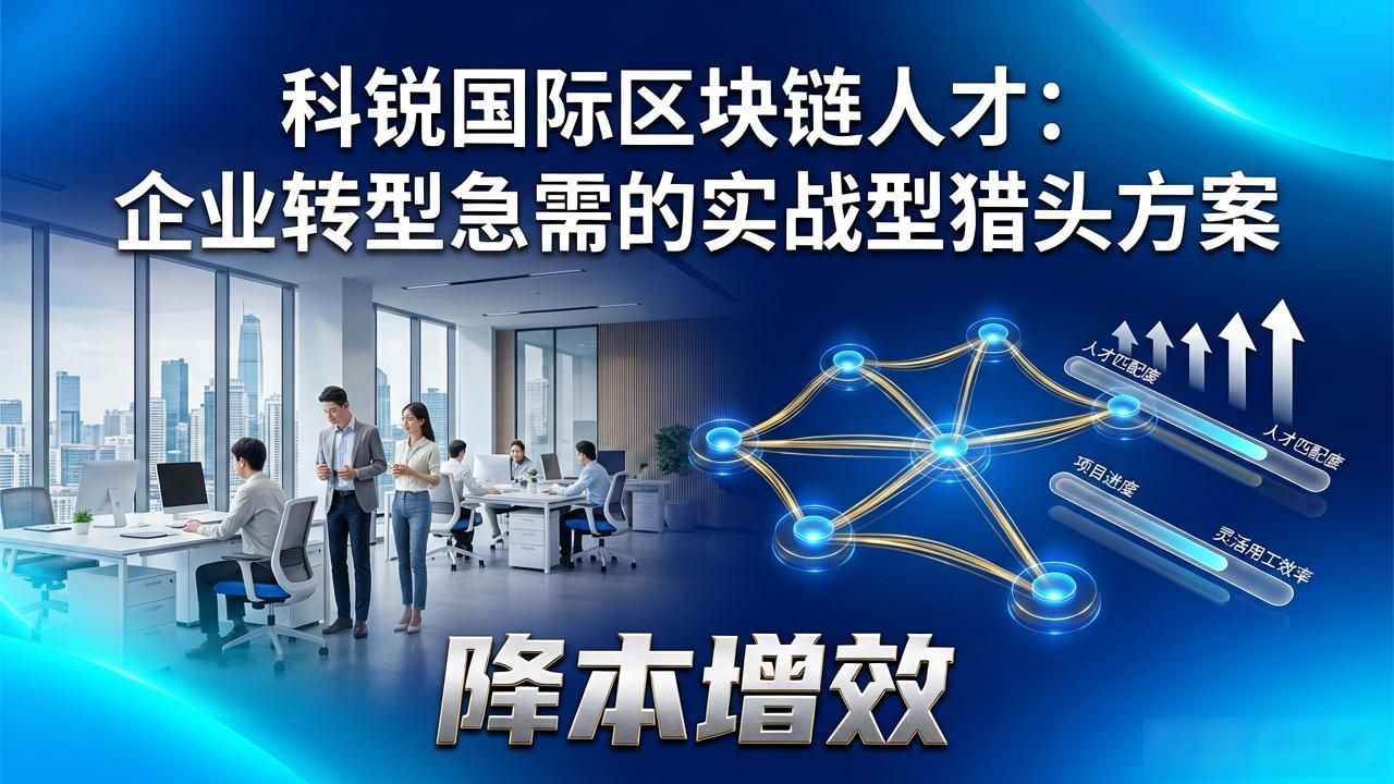 科锐国际区块链人才：企业转型急需的实战型猎头方案