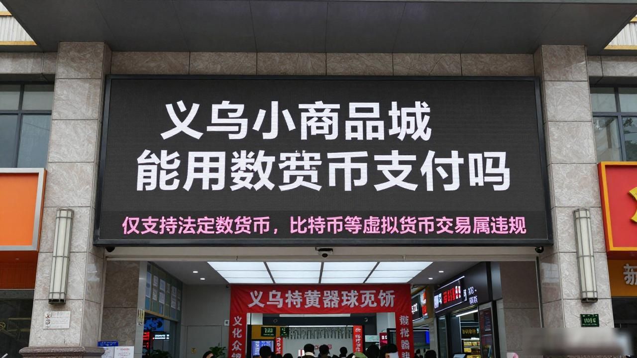 义乌小商品城能用数字货币支付吗