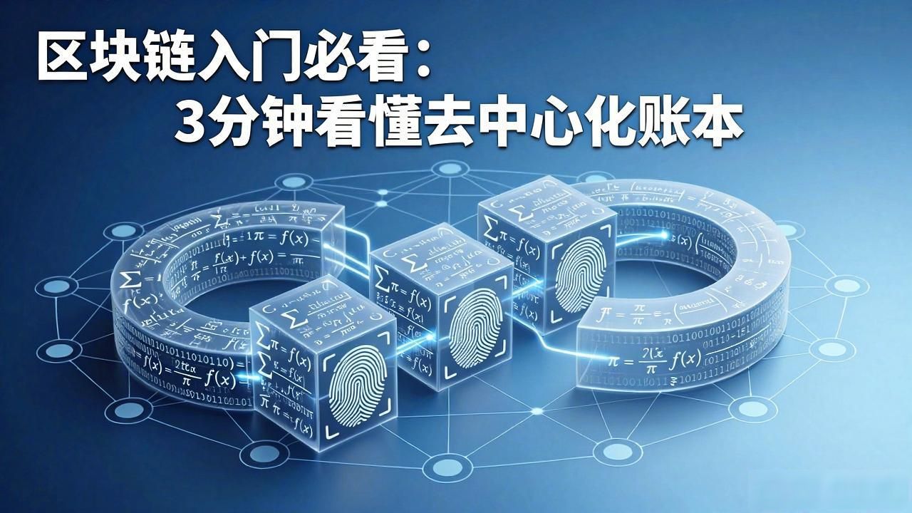 区块链入门必看：3分钟看懂去中心化账本