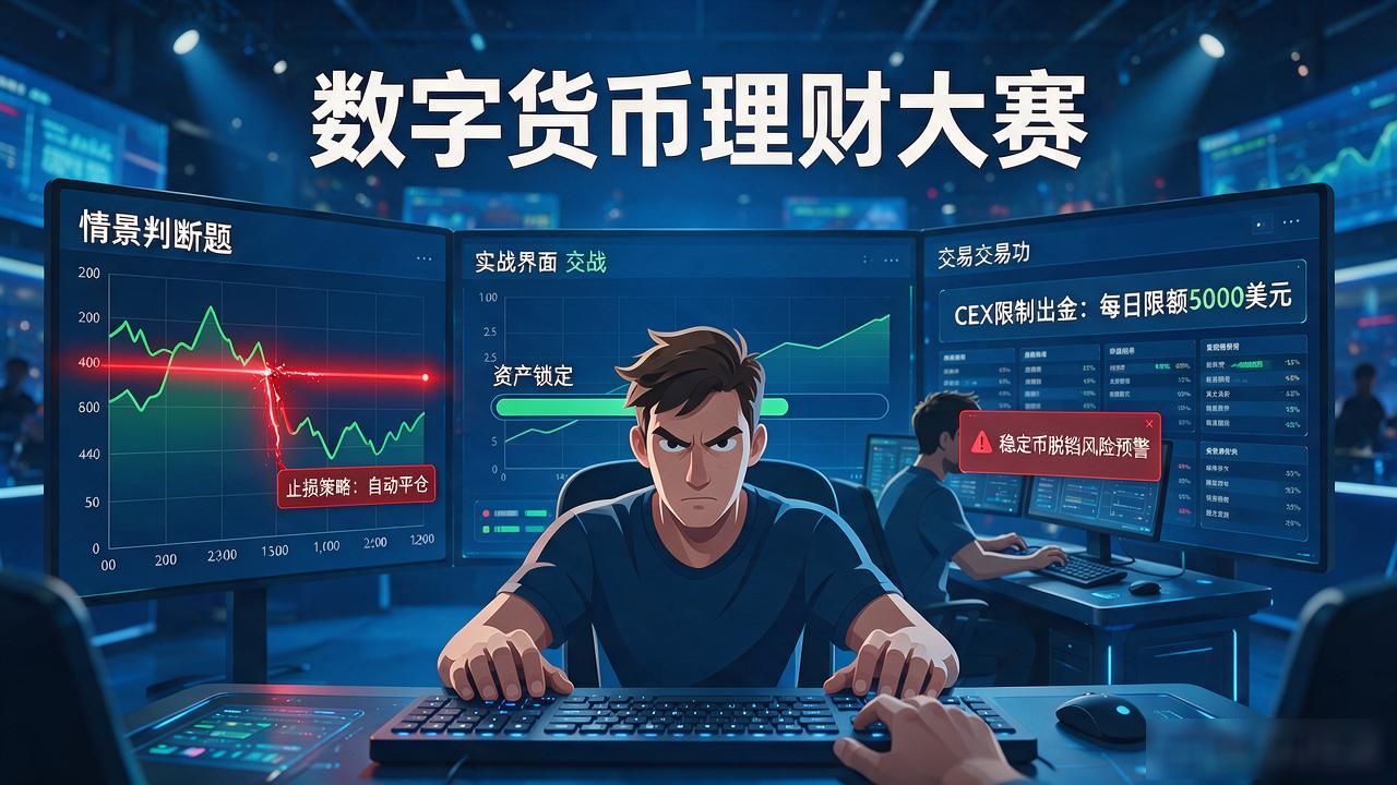 数字货币理财大赛题目不好出？这几类实战题型直接照着做