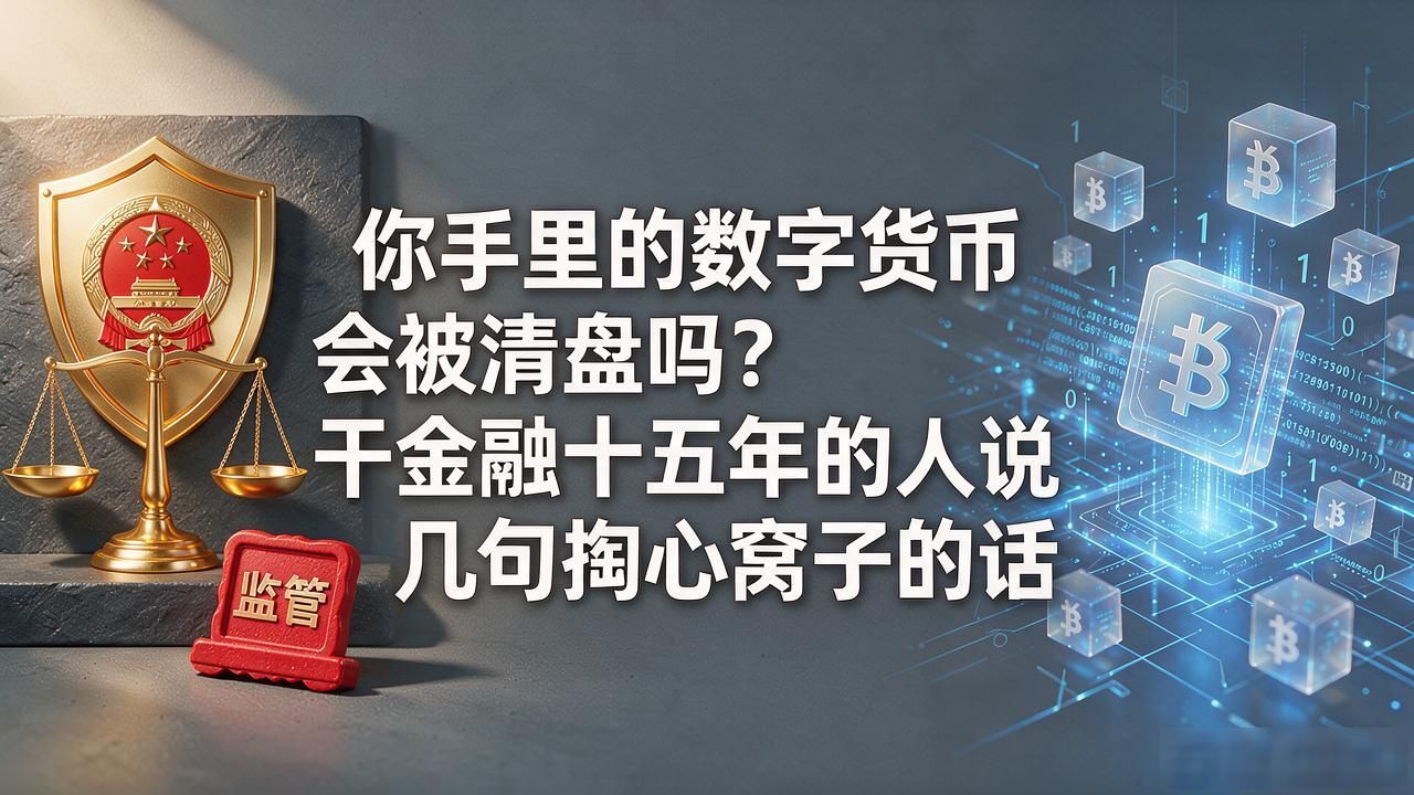 你手里的数字货币会被清盘吗？干金融十五年的人说几句掏心窝子的话