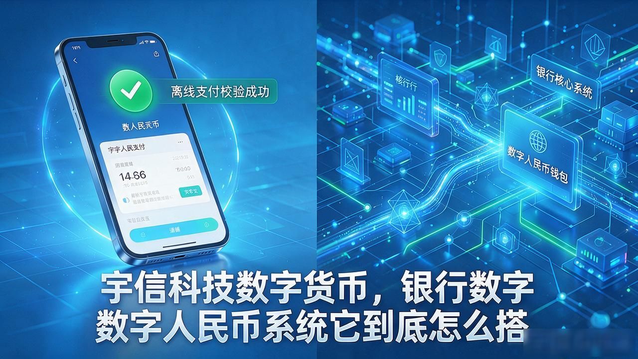 宇信科技数字货币，银行数字人民币系统它到底怎么搭