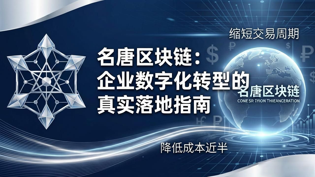 名唐区块链：企业数字化转型的真实落地指南