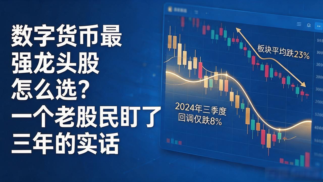 数字货币最强龙头股怎么选？一个老股民盯了三年的实话