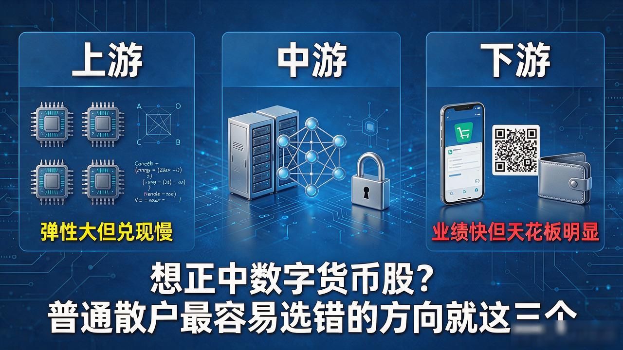 想正中数字货币股？普通散户最容易选错的方向就这三个