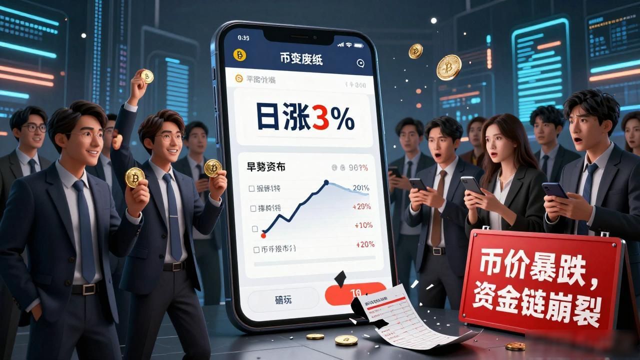 数字货币诈骗玩法揭秘：拉群喊单到虚拟盘，三步把你割干净