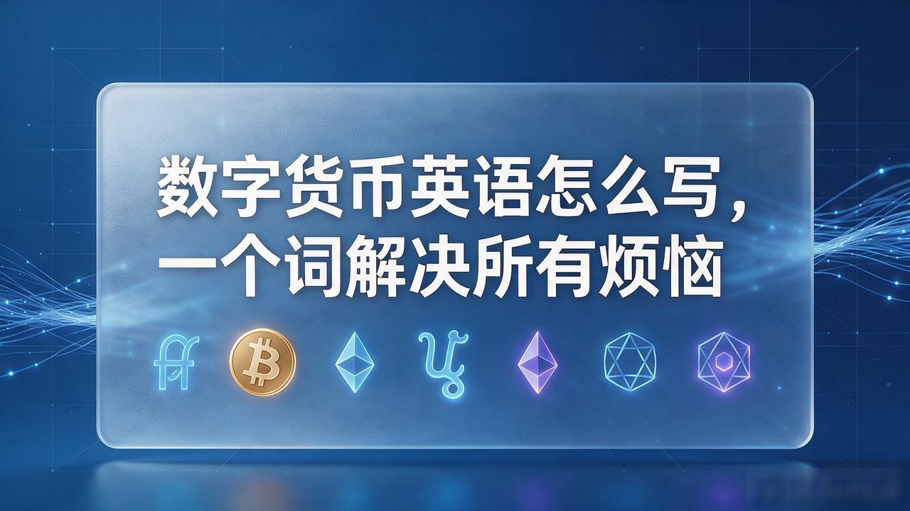 数字货币英语怎么写，一个词解决所有烦恼