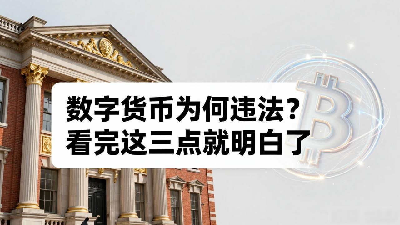 数字货币为何违法？看完这三点就明白了