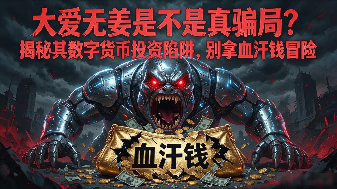 大爱无姜数字货币_揭露数字货币智商税内幕_警惕大爱无姜数字货币骗局
