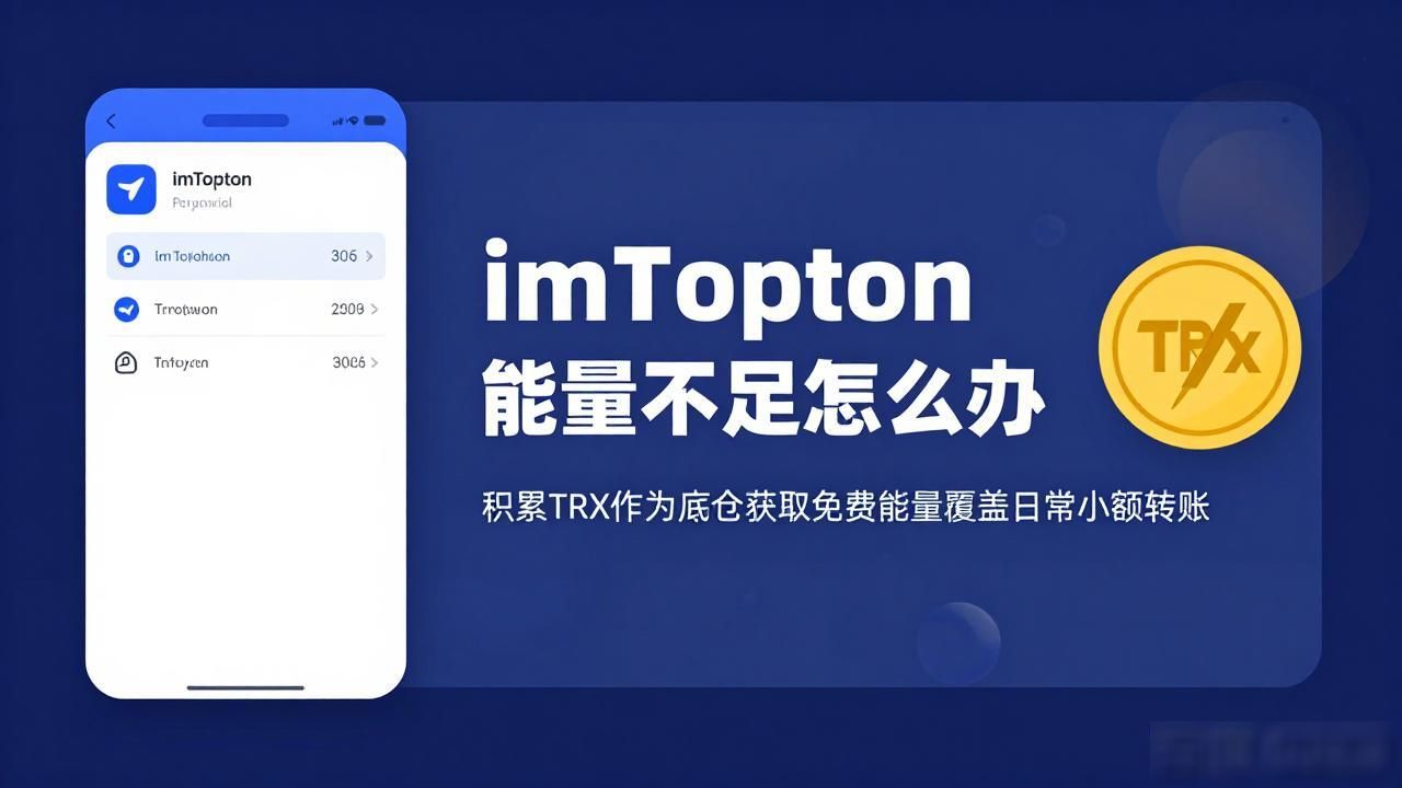 imtoken能量_TRON链交易能量不足处理方法_imToken能量消耗解决方案