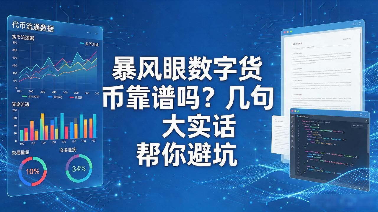 暴风眼数字货币靠谱吗？几句大实话帮你避坑