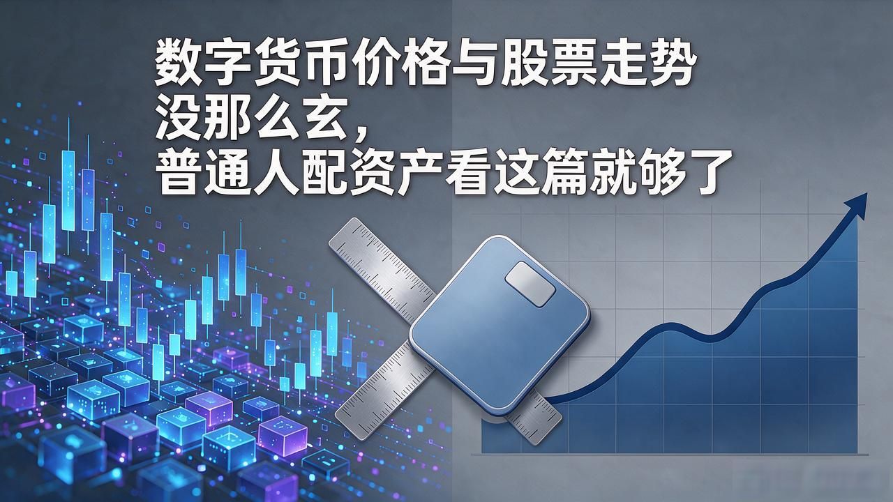 数字货币价格与股票走势没那么玄，普通人配资产看这篇就够了