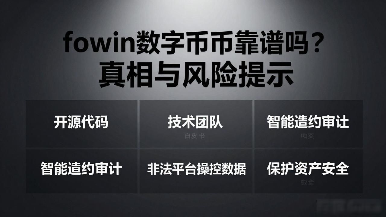 fowin数字货币靠谱吗？真相与风险提示