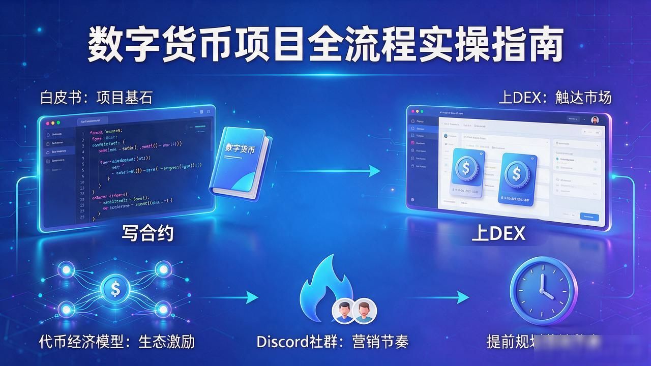 怎样发布数字货币：从写合约到上DEX的全流程实操指南