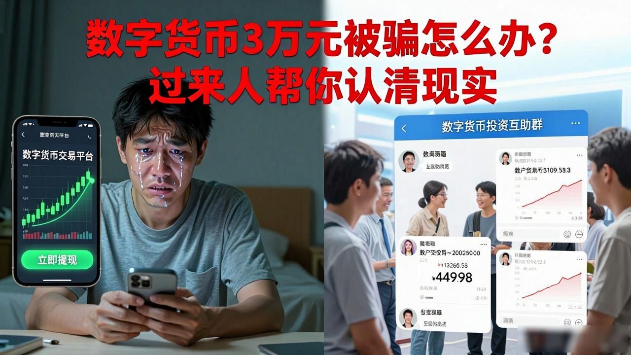 数字货币诈骗_数字货币3万元被骗_投资理财骗局