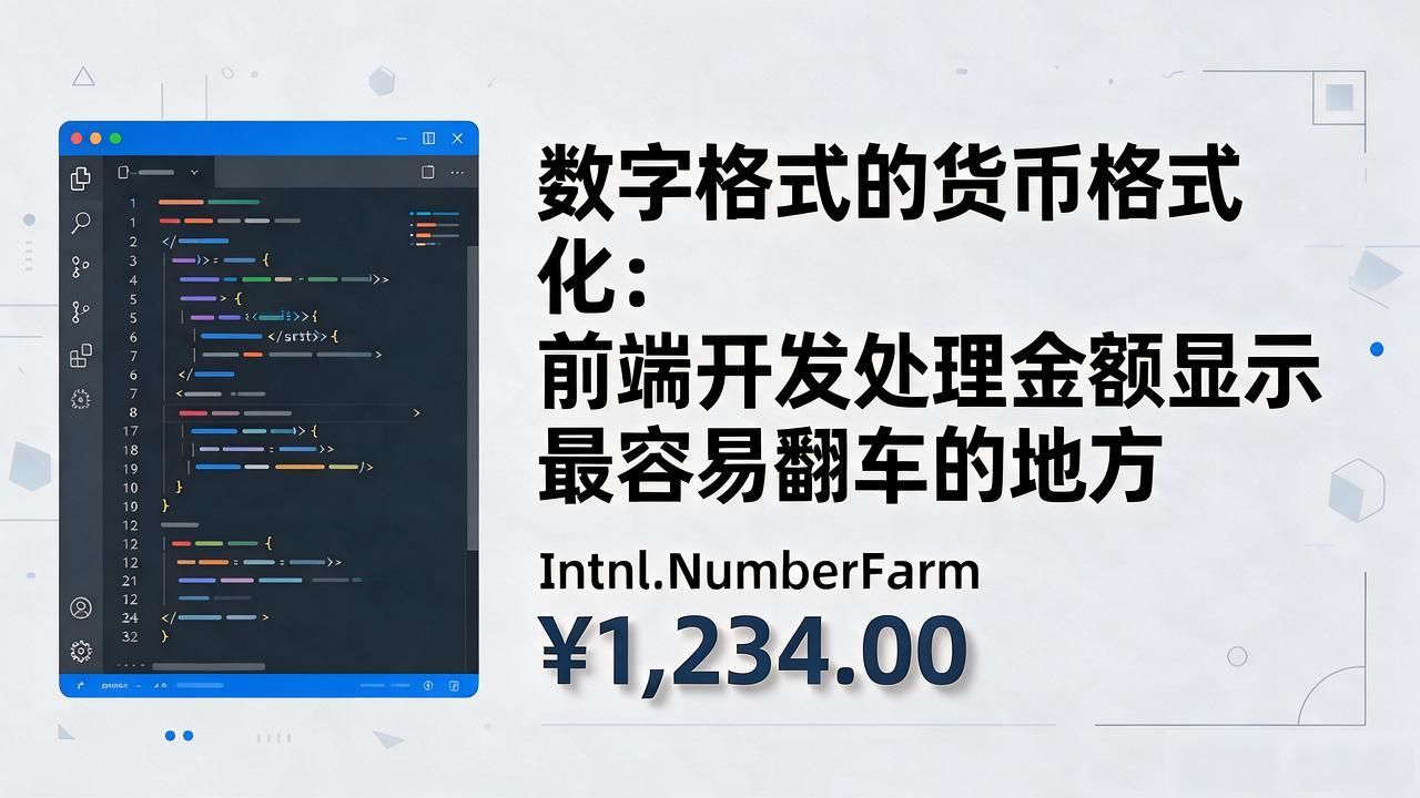 数字格式的货币格式化：前端开发处理金额显示最容易翻车的地方