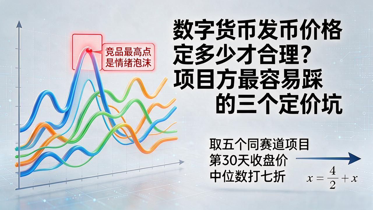 数字货币发币价格定多少才合理？项目方最容易踩的三个定价坑