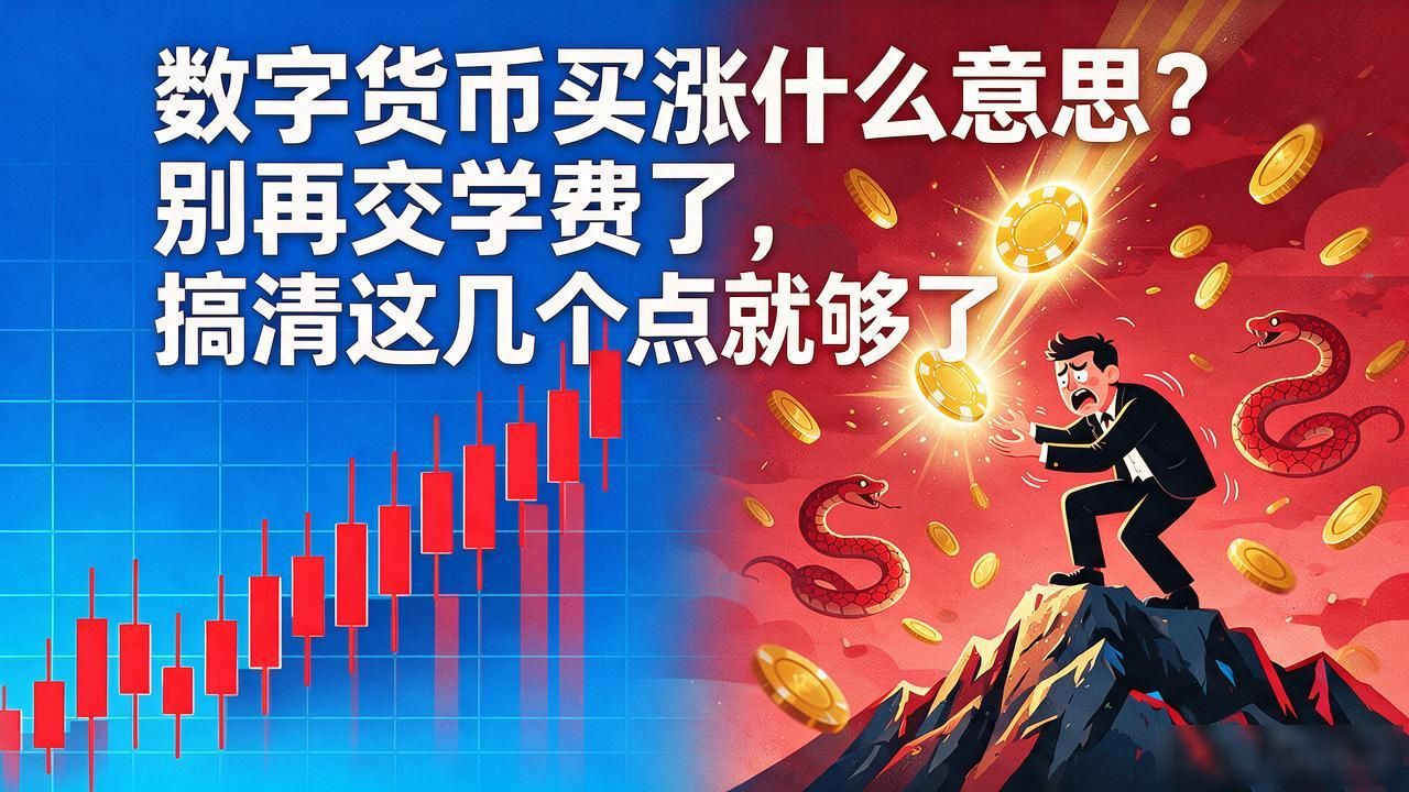 数字货币买涨什么意思？别再交学费了，搞清这几个点就够了