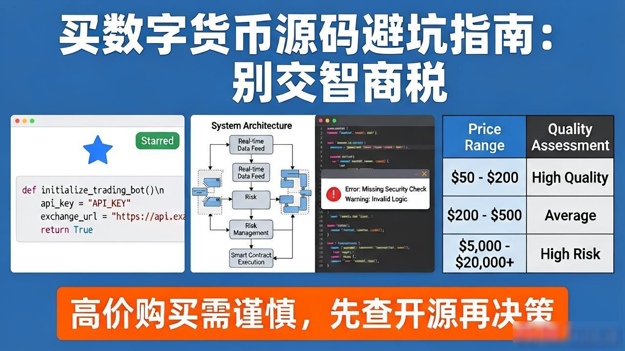 买数字货币源码避坑指南：别交智商税