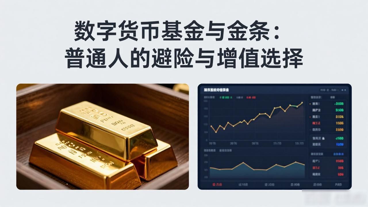 数字货币基金与金条：普通人的避险与增值选择