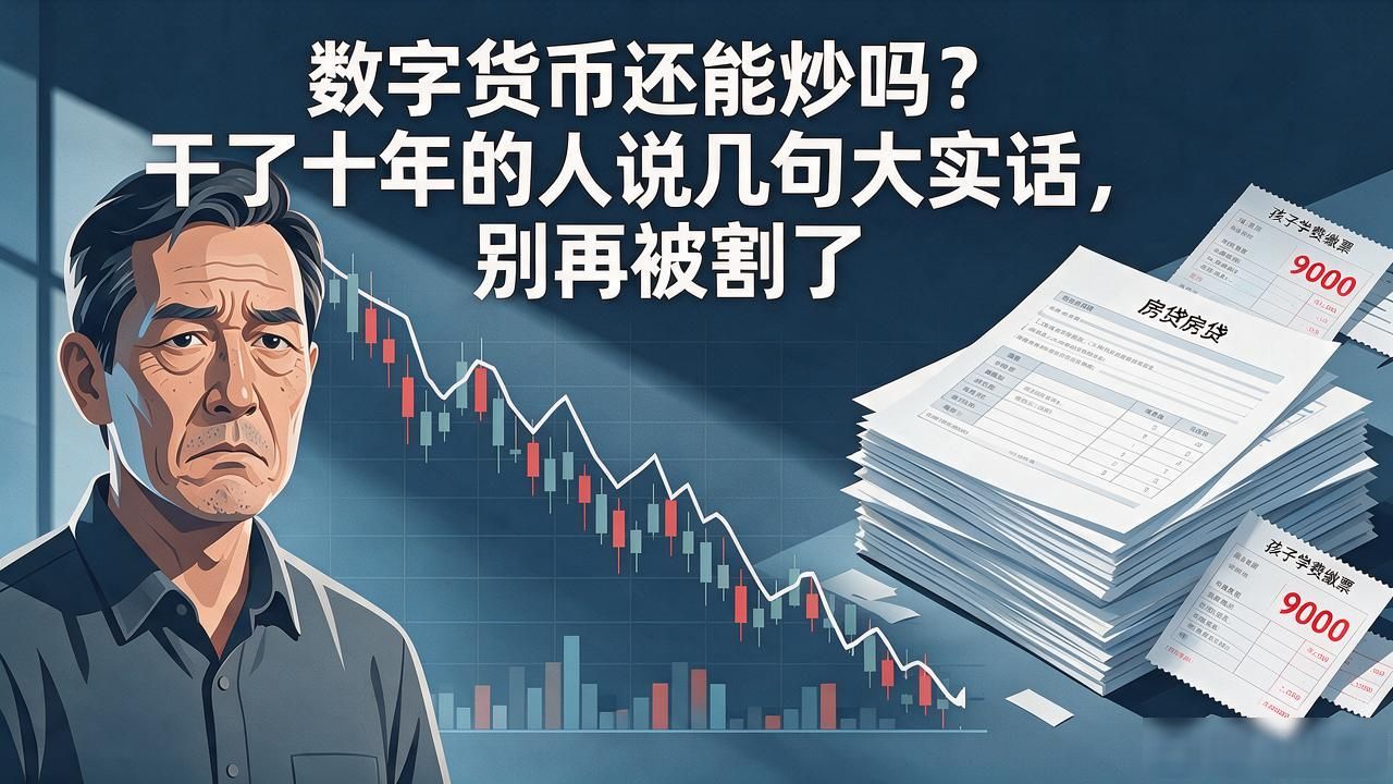 数字货币还能炒吗？干了十年的人说几句大实话，别再被割了