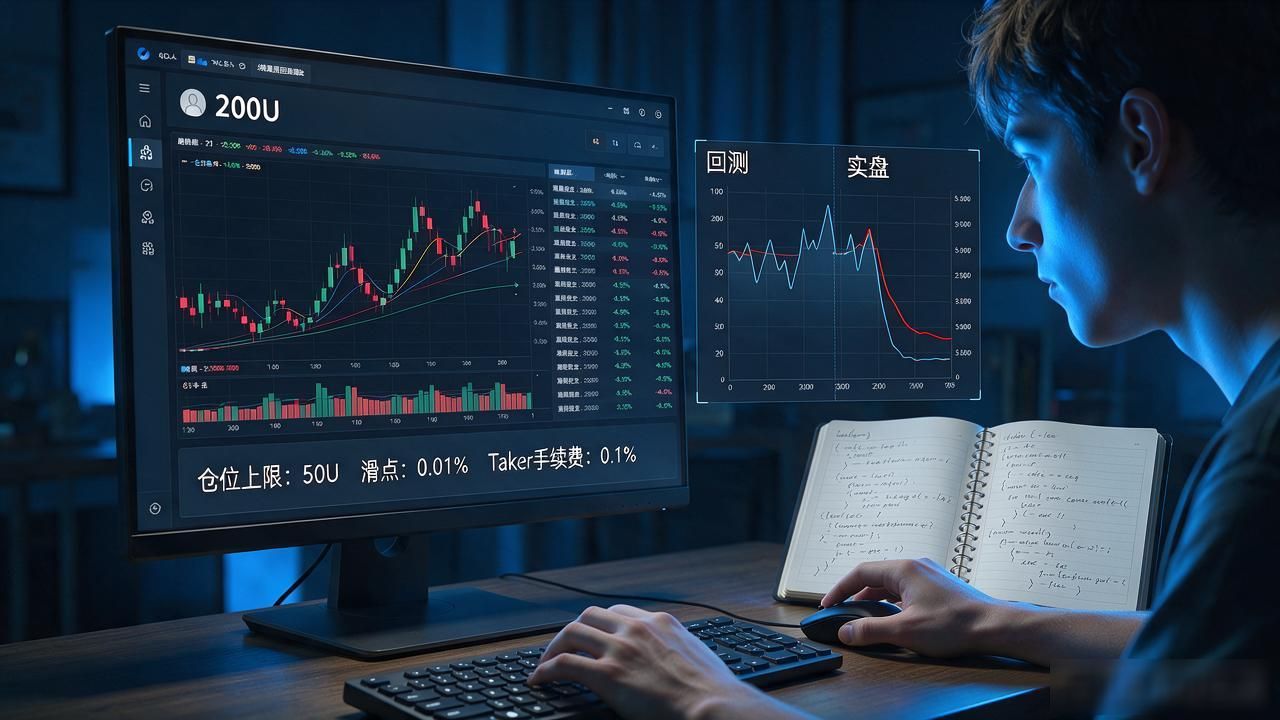 想学数字货币量化？这几个教学案例带你从回测走到实盘
