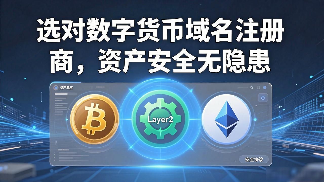选对数字货币域名注册商，资产安全无隐患