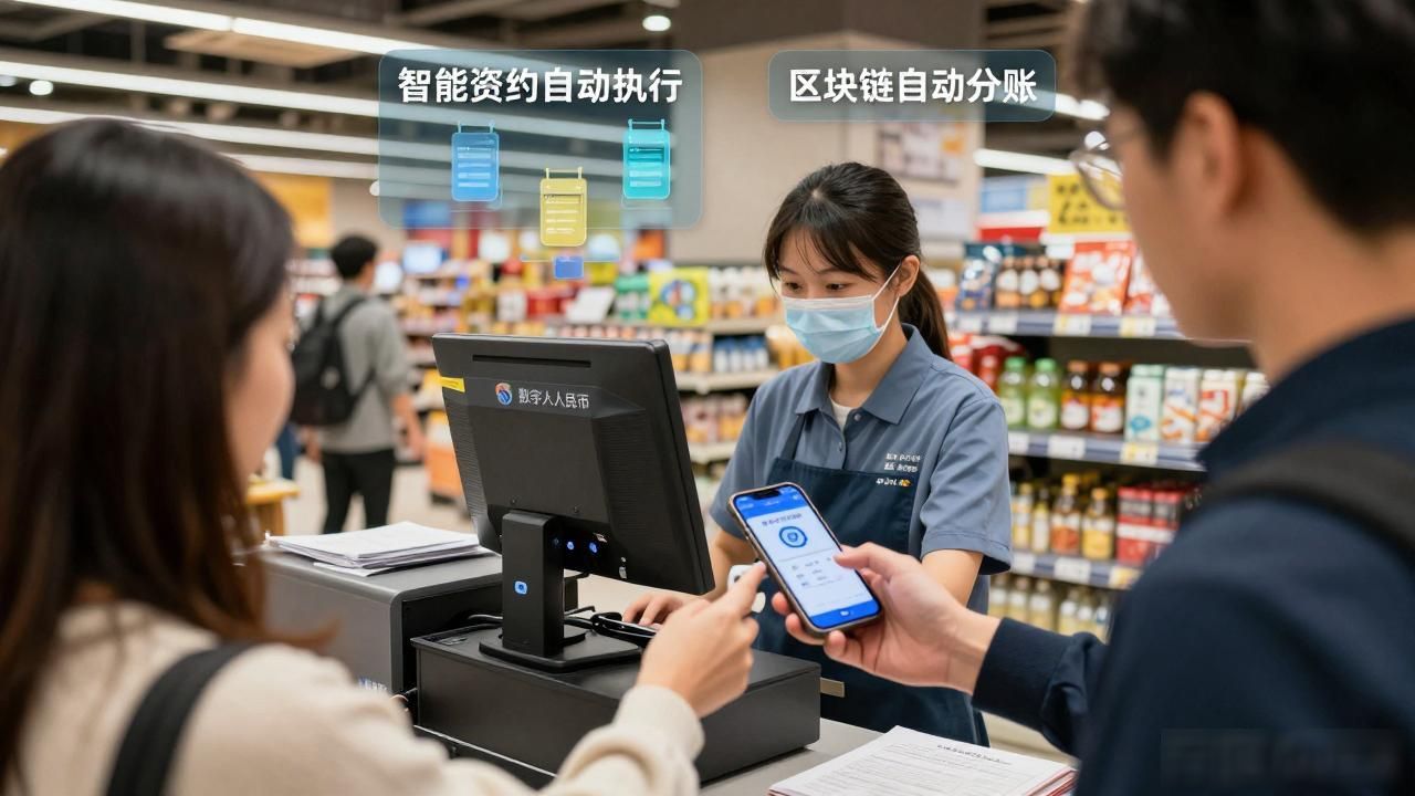 深圳数字货币今天的新闻来了，跨境试点扩容，智能合约落地三家商超
