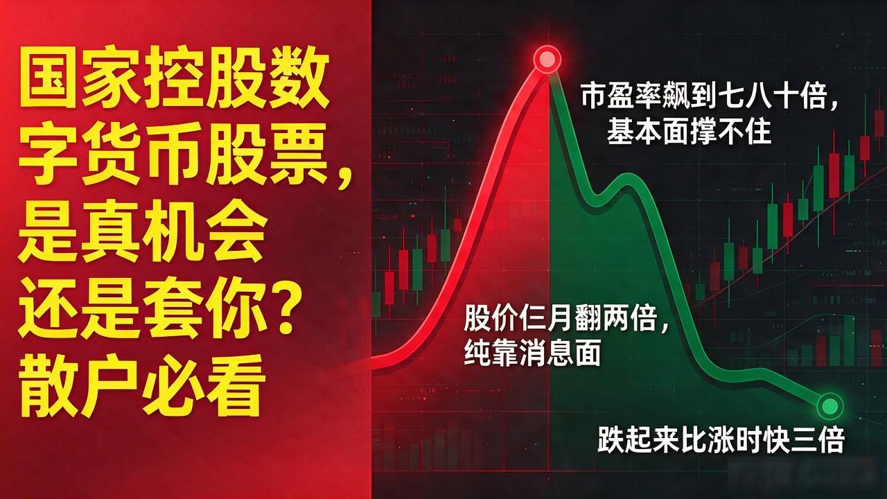 国家控股数字货币股票，是真机会还是套你？散户必看