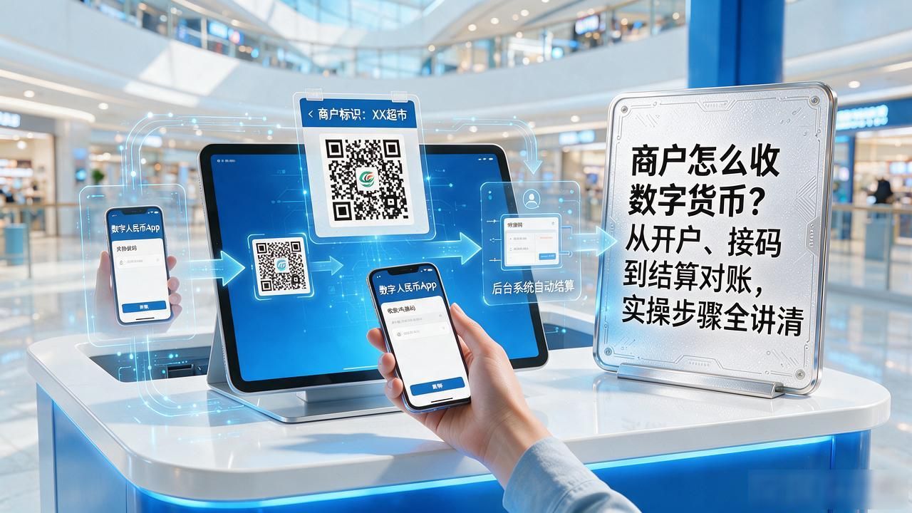商户怎么收数字货币？从开户、接码到结算对账，实操步骤全讲清